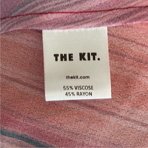 NWT THE KIT. Cobie Shirtdress in Striped Iris size 18 new - Picture 5 of 12